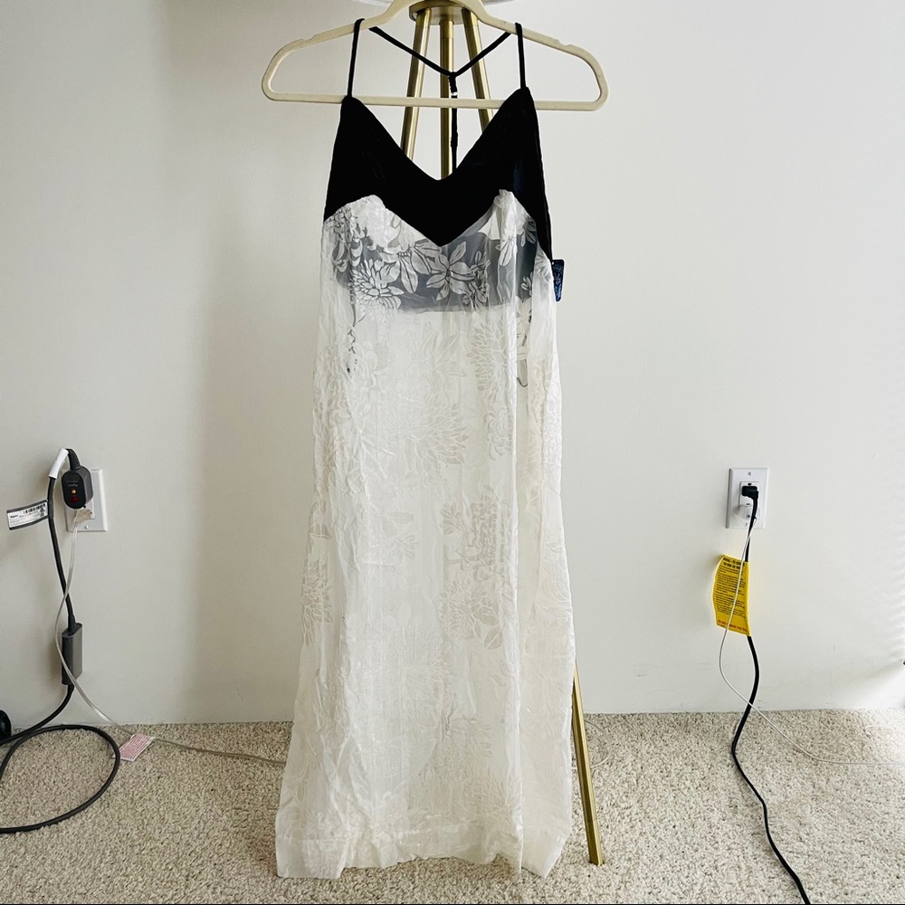 NWT Free People Ivory Love All Day Maxi Slip Dress - Picture 7 of 11
